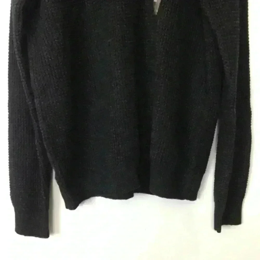 Croft & Barrow 1/4 Button Cotton Knit XL Sweater - Picture 4 of 6